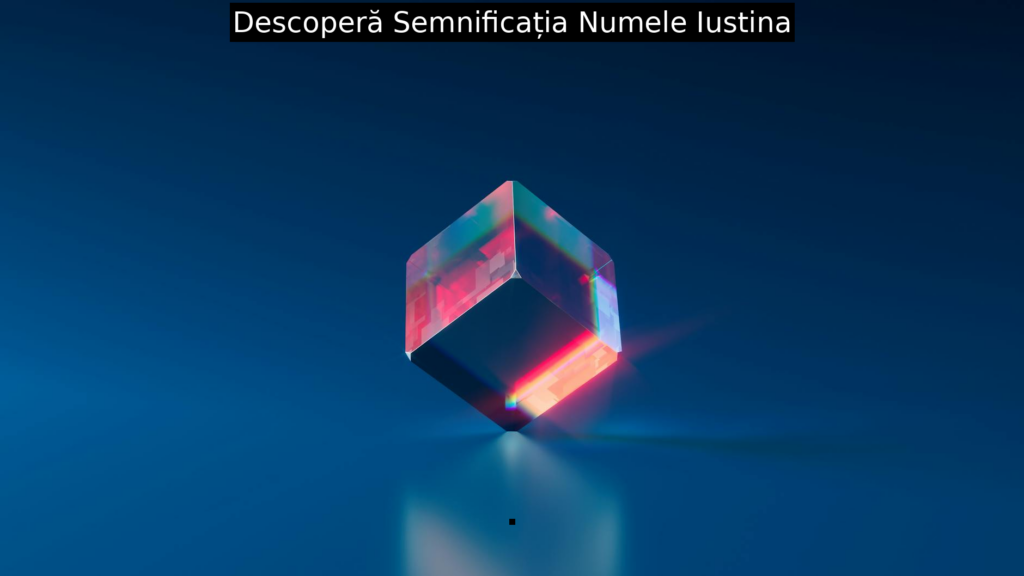 Descoperă Semnificația Numele Iustina